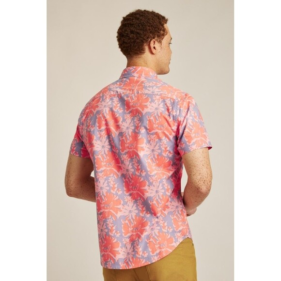Bonobos Stretch Riviera Short Sleeve Men's Shirt Buttodown Slim Fit M New 283273 - Picture 2 of 9